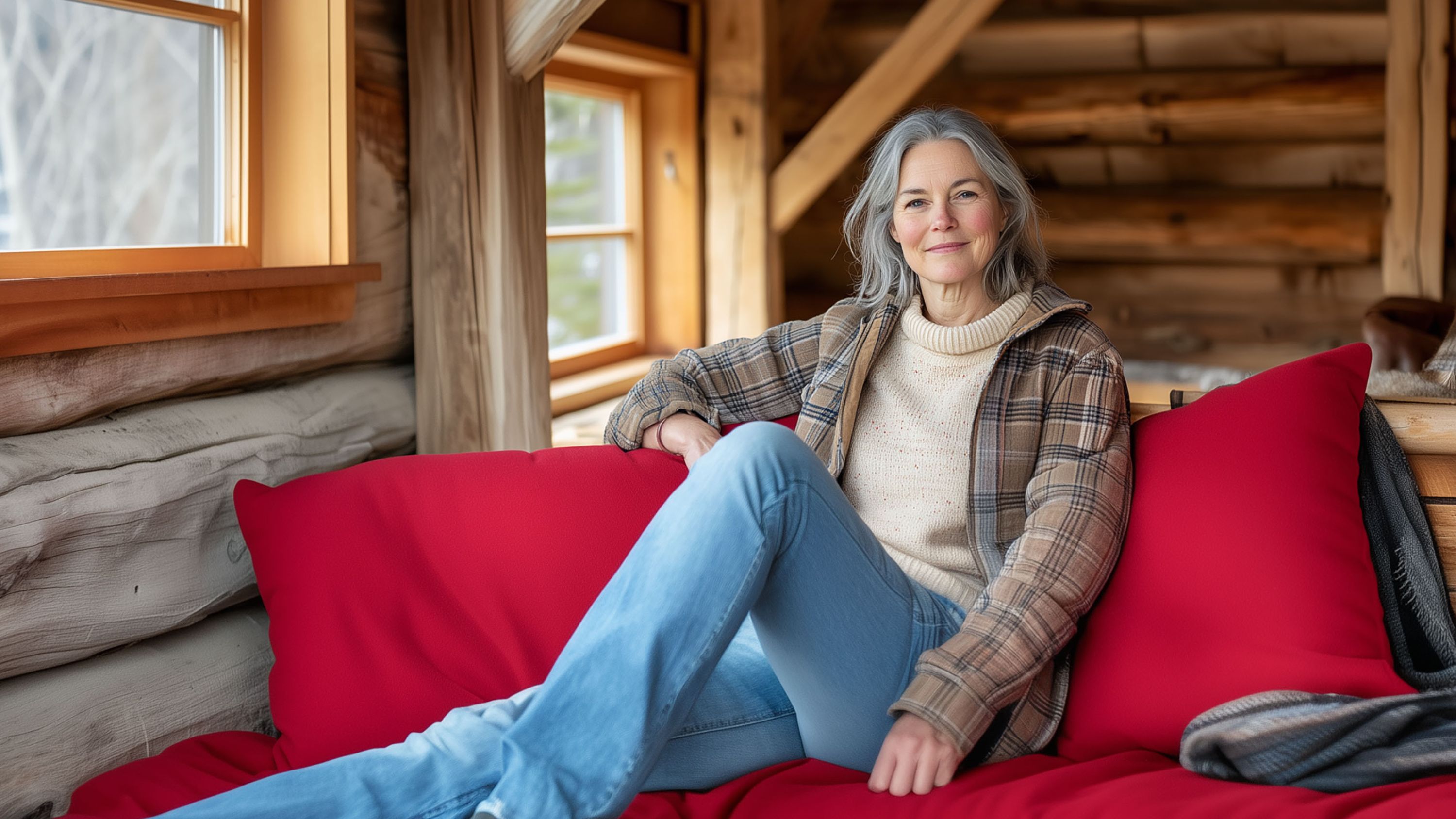 Eine kürzlich pensionierte Frau geniesst ihre Pensionierung.